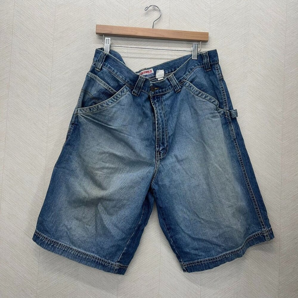 Old Navy Mens Painters Jean Shorts Y2K Size W38